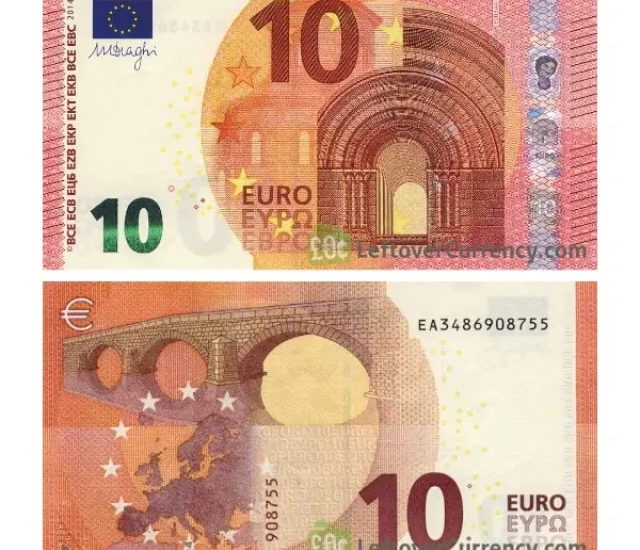 Nota de 10 Euros - 2014 até hoje