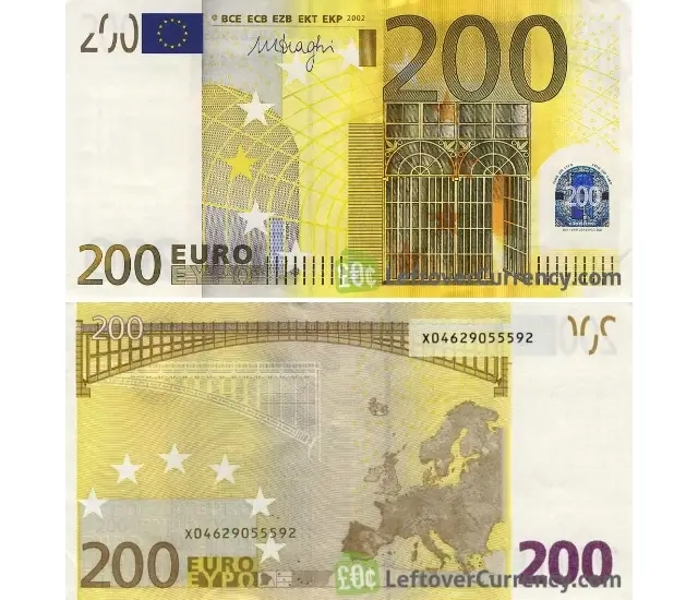 Duzentos Euros EUR - Nota Antiga
