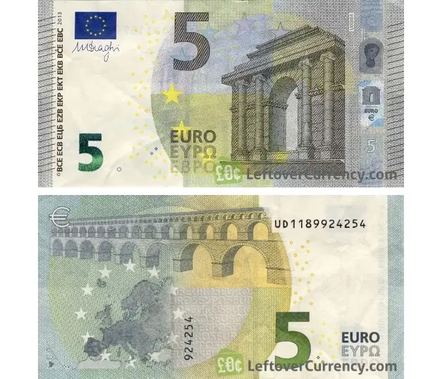 Nota de 5 Euros - 2013 até hoje